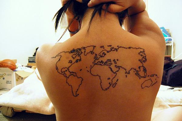 70 Awesome Map Tattoo Designs with Meaning