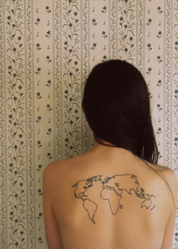 70 Awesome Map Tattoo Designs with Meaning