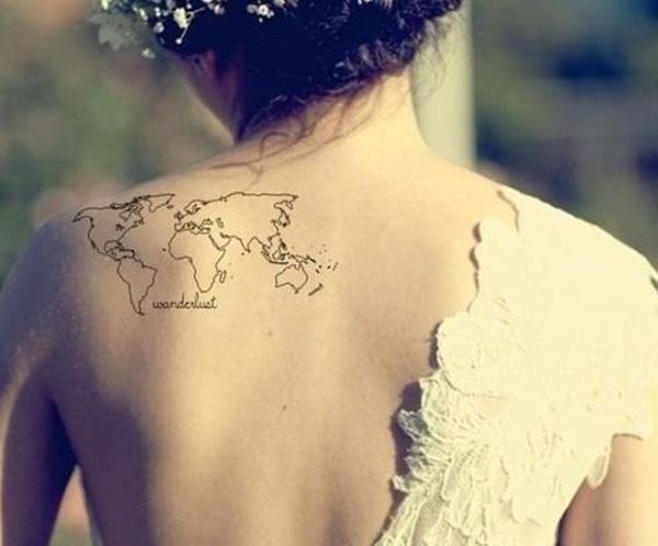 70 Awesome Map Tattoo Designs with Meaning