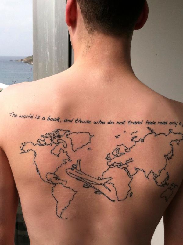 70 Awesome Map Tattoo Designs with Meaning