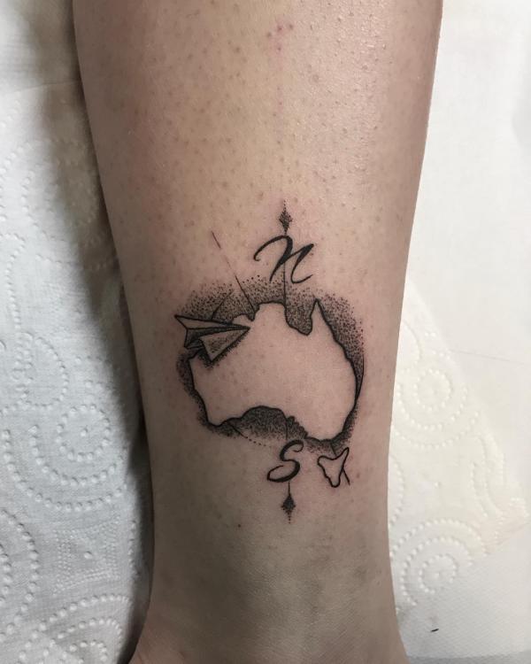 70 Awesome Map Tattoo Designs with Meaning