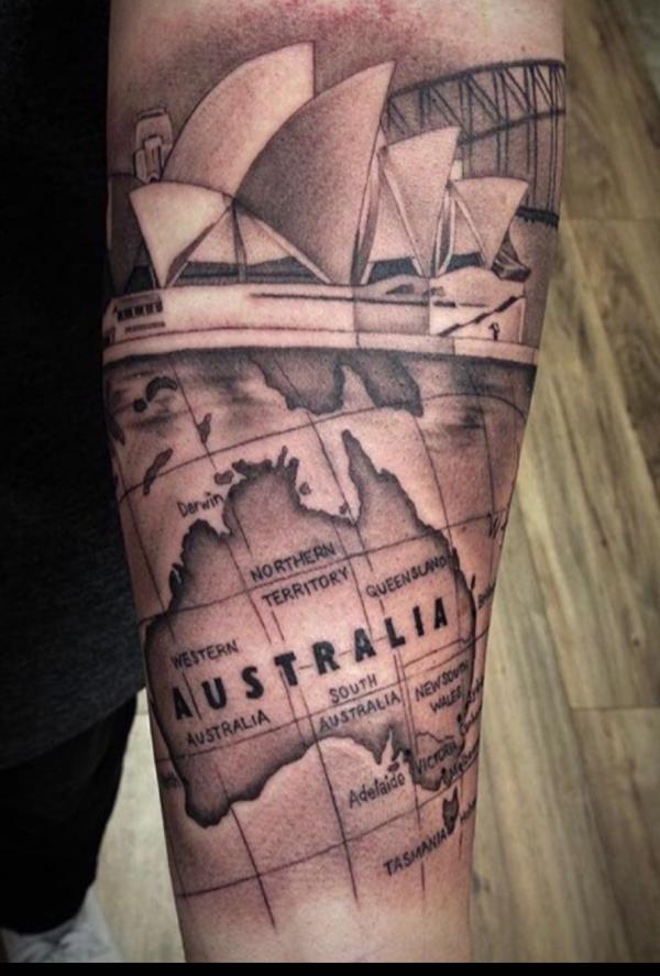 70 Awesome Map Tattoo Designs with Meaning