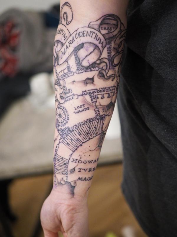 70 Awesome Map Tattoo Designs with Meaning