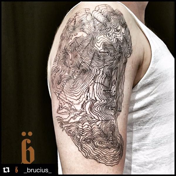 70 Awesome Map Tattoo Designs with Meaning