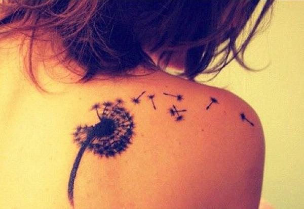 100 Dandelion Tattoo Designs for Women