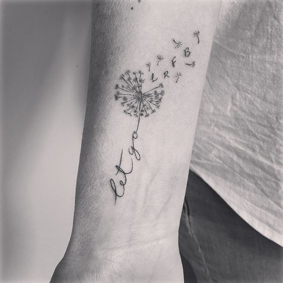 100 Dandelion Tattoo Designs for Women