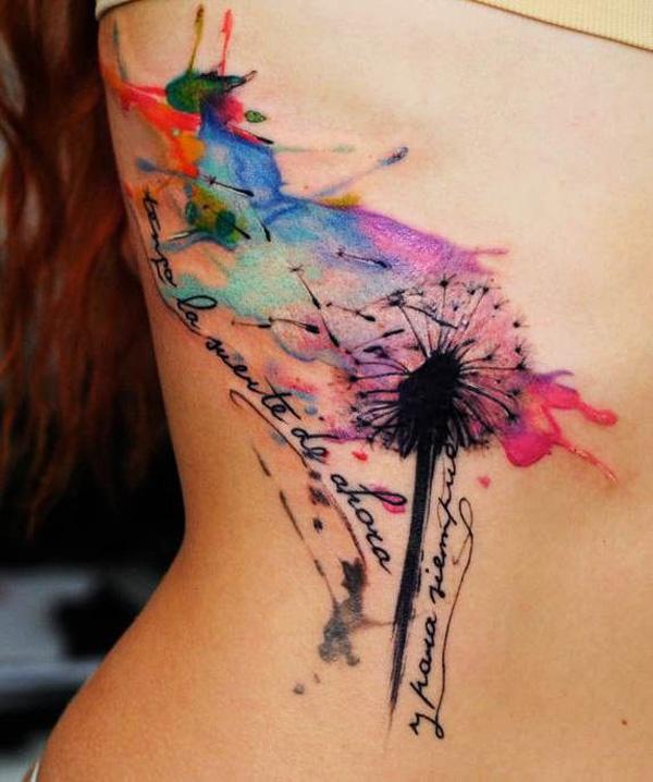 100 Dandelion Tattoo Designs for Women