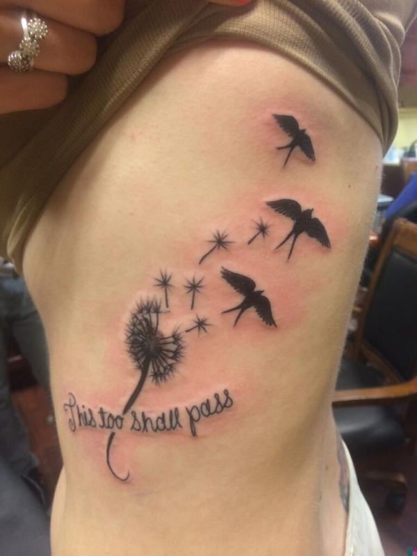 100 Dandelion Tattoo Designs for Women