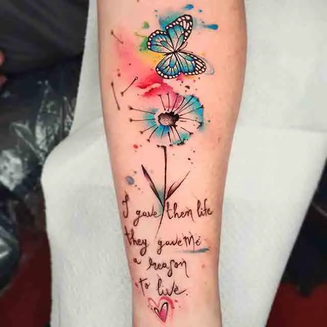 100 Dandelion Tattoo Designs for Women