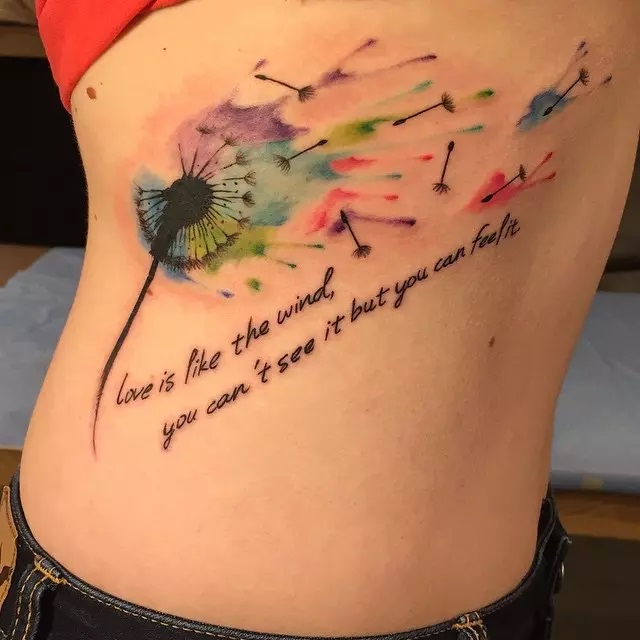 100 Dandelion Tattoo Designs for Women