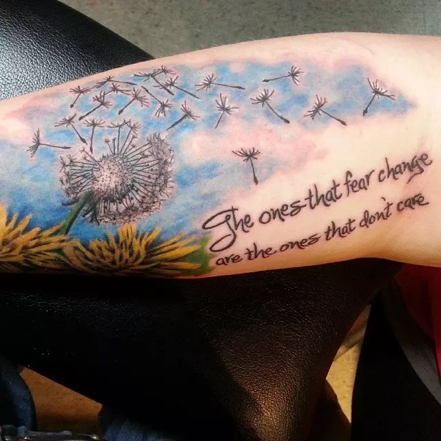 100 Dandelion Tattoo Designs for Women