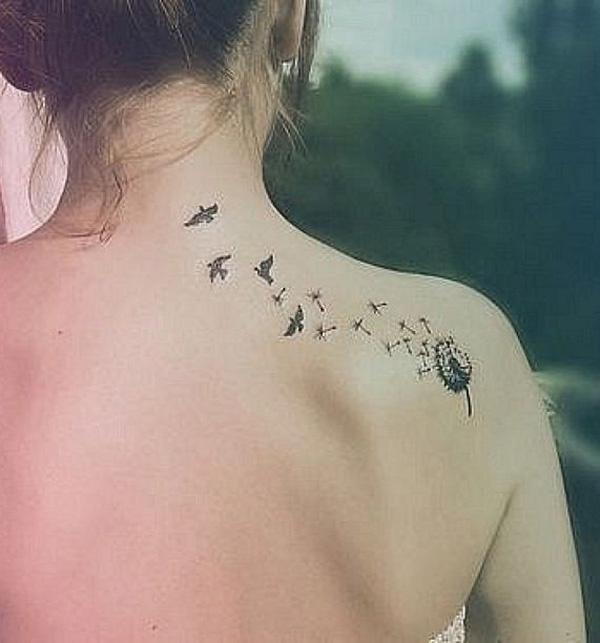 100 Dandelion Tattoo Designs for Women