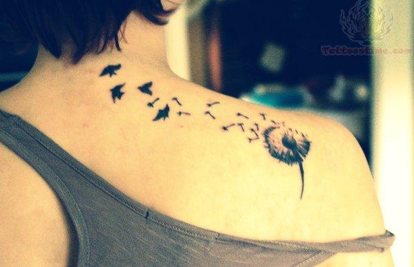 100 Dandelion Tattoo Designs for Women