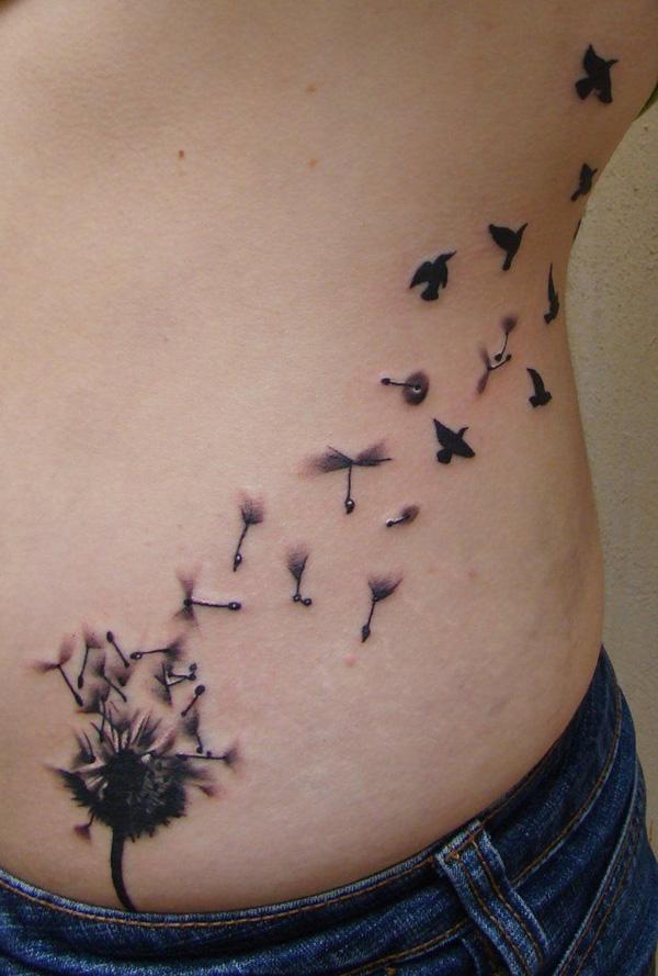 100 Dandelion Tattoo Designs for Women