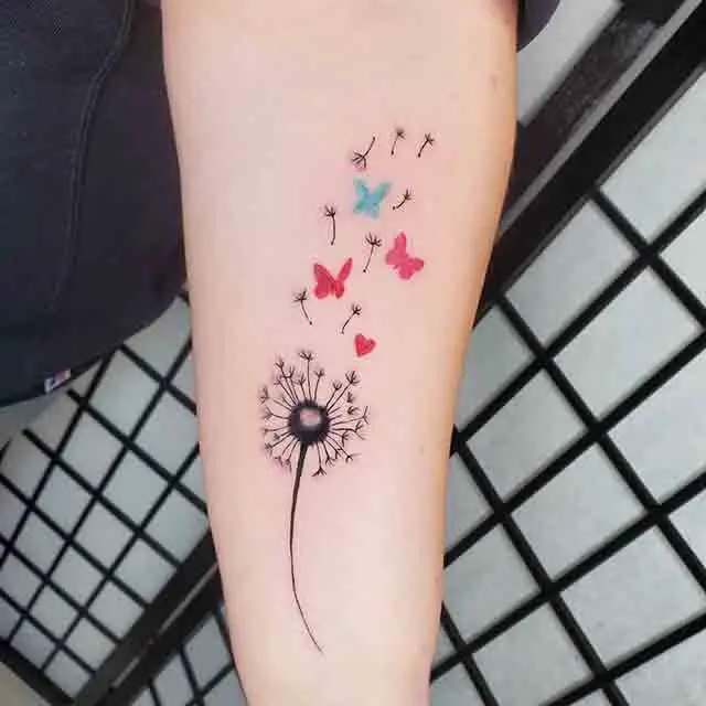 100 Dandelion Tattoo Designs for Women