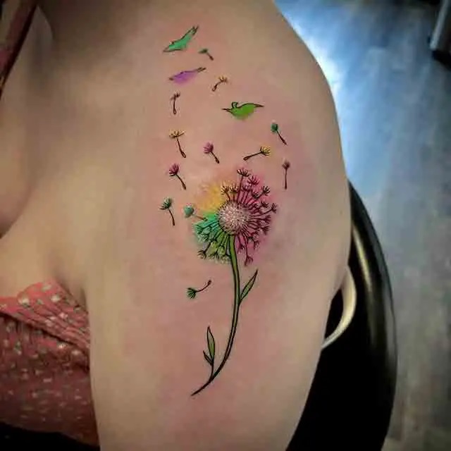 100 Dandelion Tattoo Designs for Women