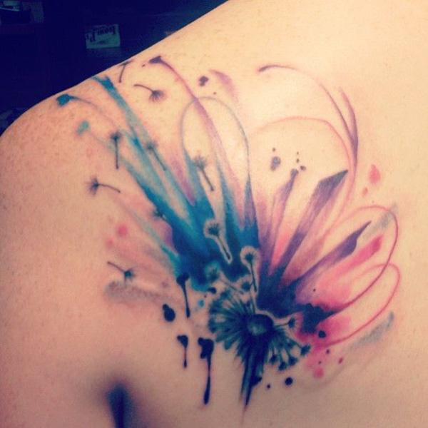 100 Dandelion Tattoo Designs for Women