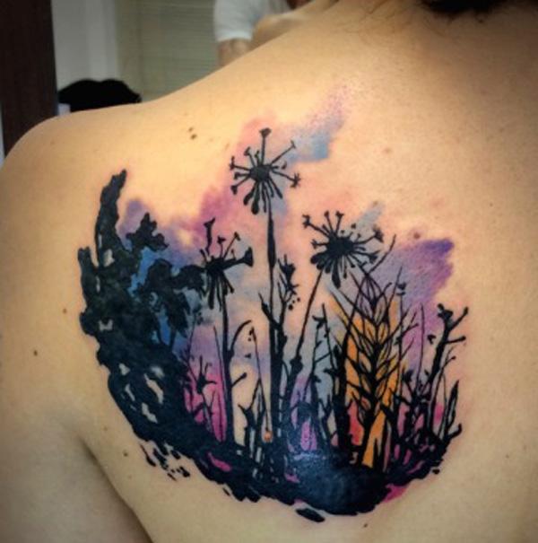 100 Dandelion Tattoo Designs for Women