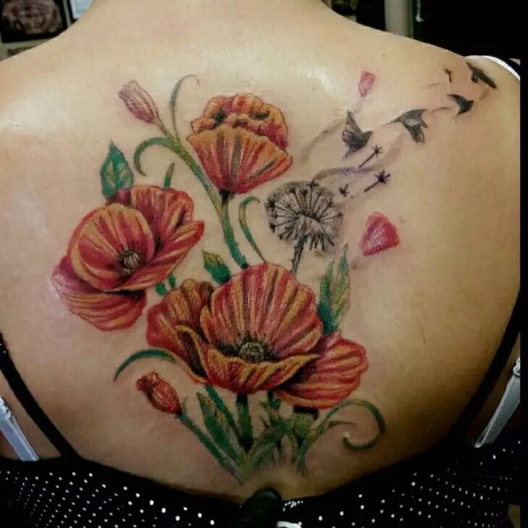 100 Dandelion Tattoo Designs for Women