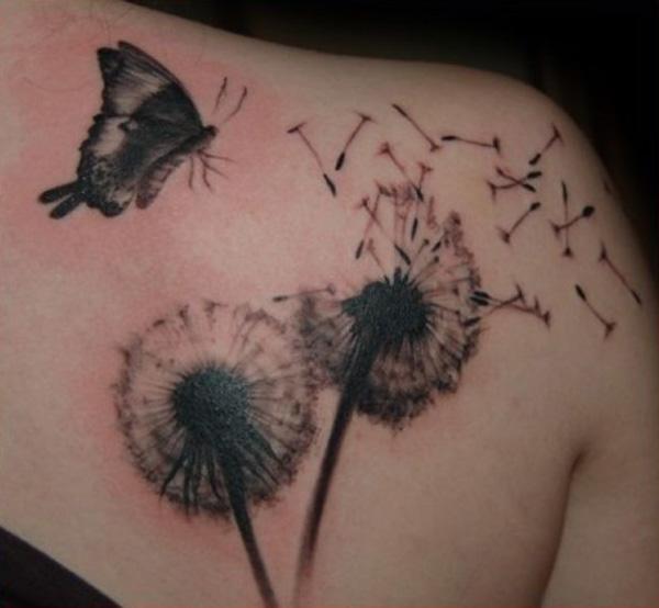 100 Dandelion Tattoo Designs for Women
