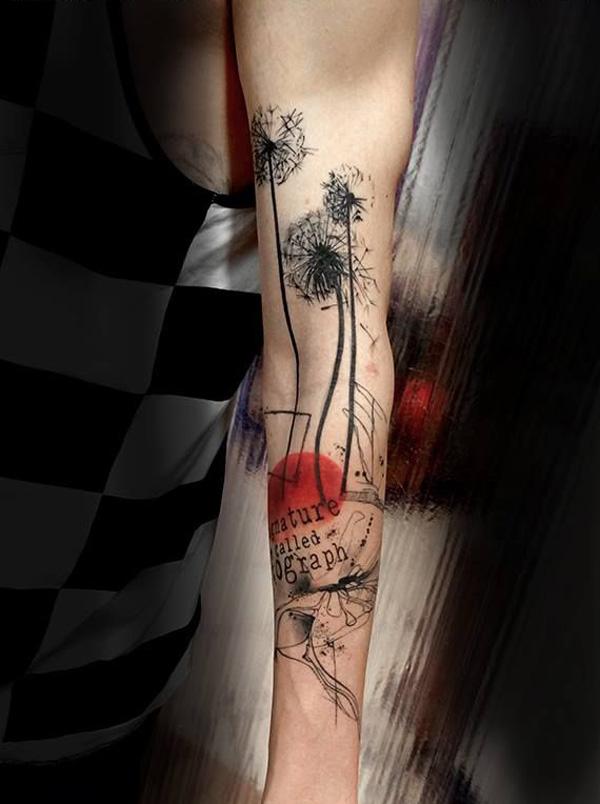 100 Dandelion Tattoo Designs for Women