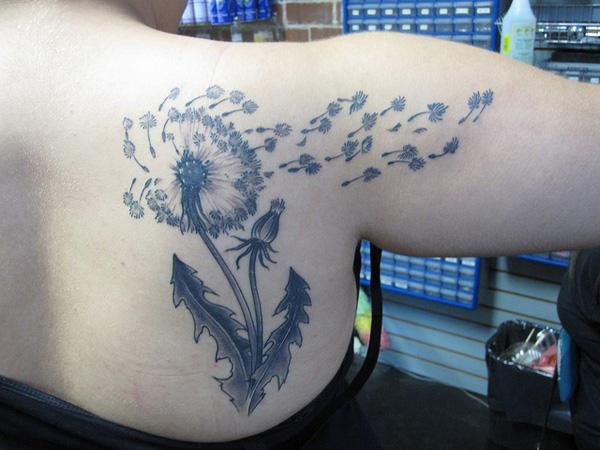 100 Dandelion Tattoo Designs for Women