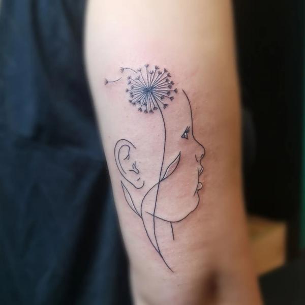 100 Dandelion Tattoo Designs for Women