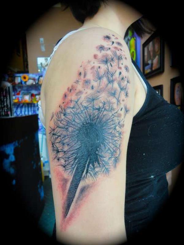 100 Dandelion Tattoo Designs for Women