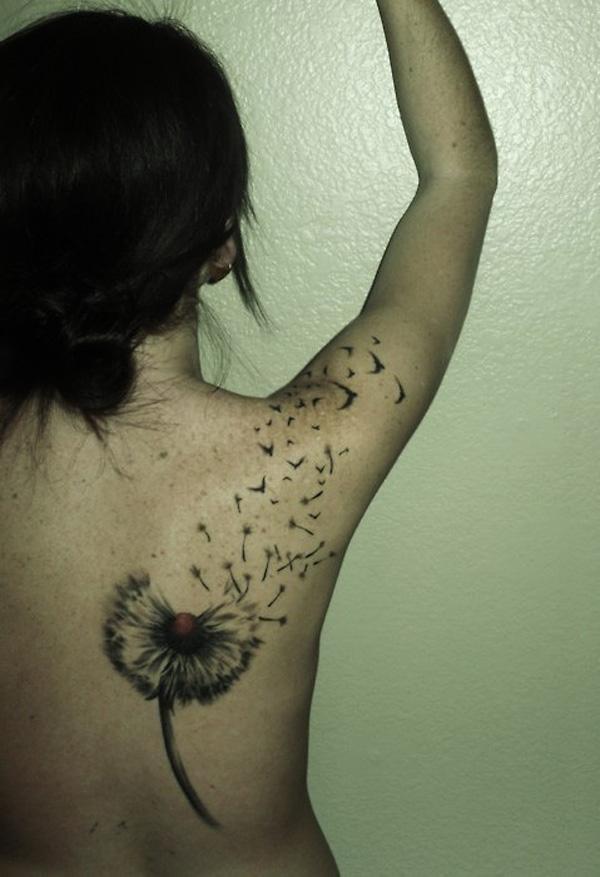 100 Dandelion Tattoo Designs for Women