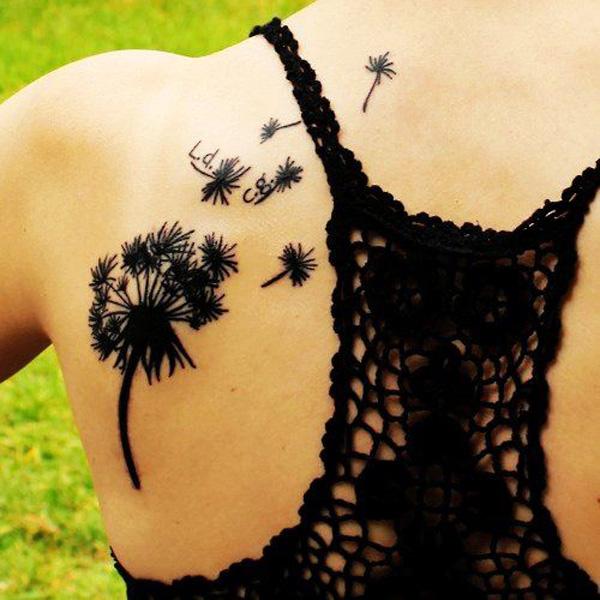 100 Dandelion Tattoo Designs for Women