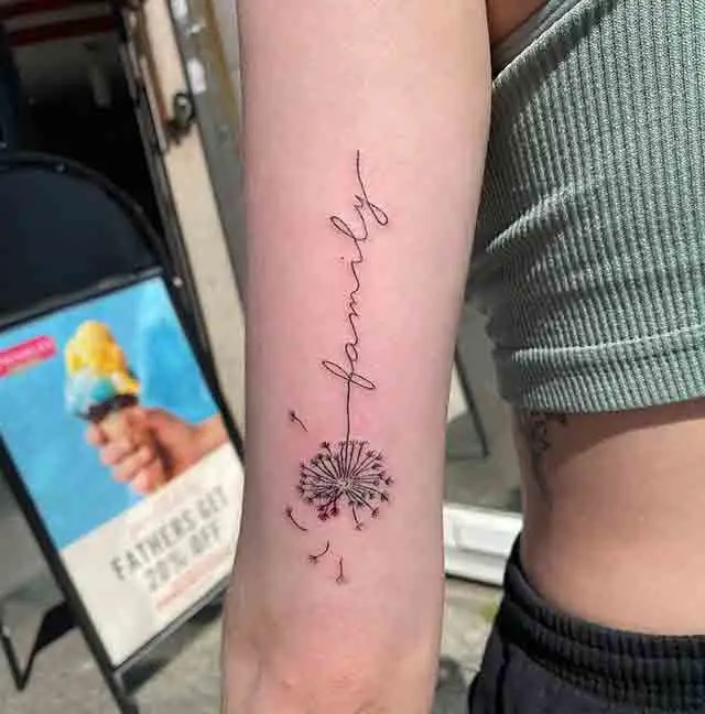100 Dandelion Tattoo Designs for Women