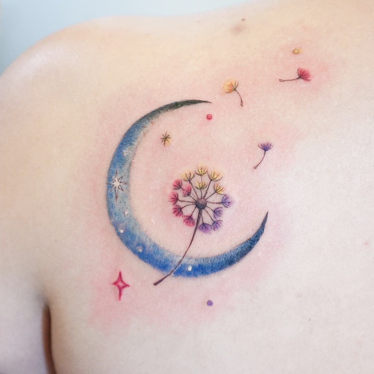 100 Dandelion Tattoo Designs for Women