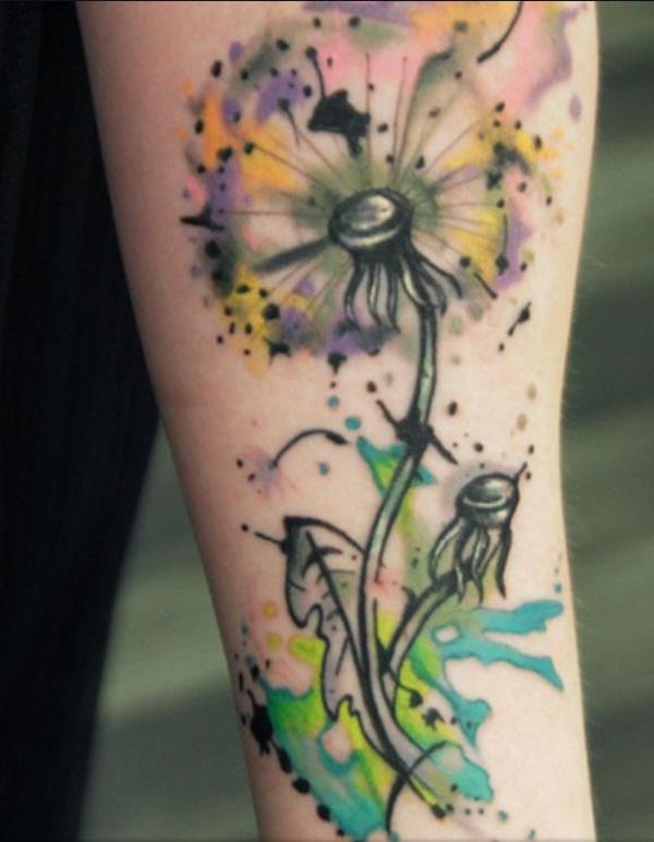 100 Dandelion Tattoo Designs for Women