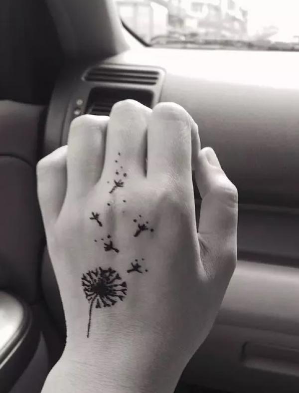 100 Dandelion Tattoo Designs for Women