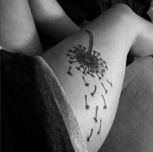 100 Dandelion Tattoo Designs for Women