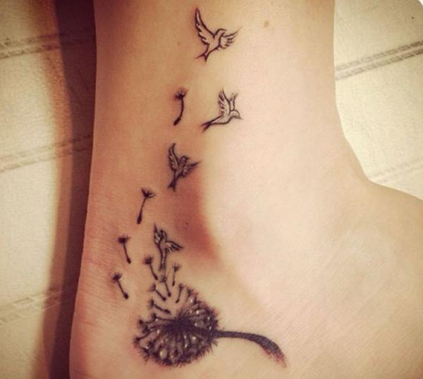 100 Dandelion Tattoo Designs for Women