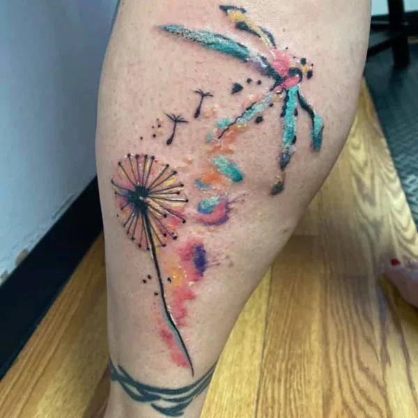 100 Dandelion Tattoo Designs for Women