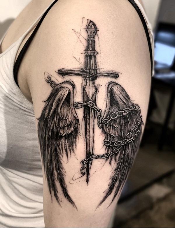 35 Breathtaking Wings Tattoo Designs