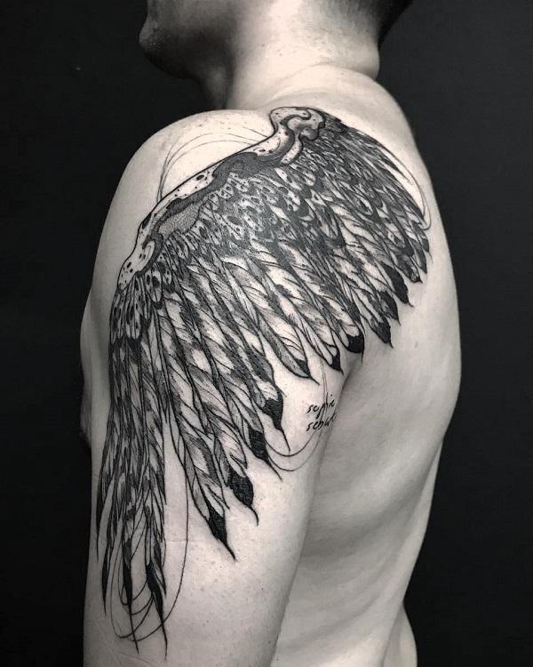 35 Breathtaking Wings Tattoo Designs