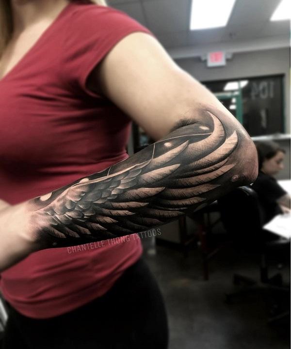 35 Breathtaking Wings Tattoo Designs