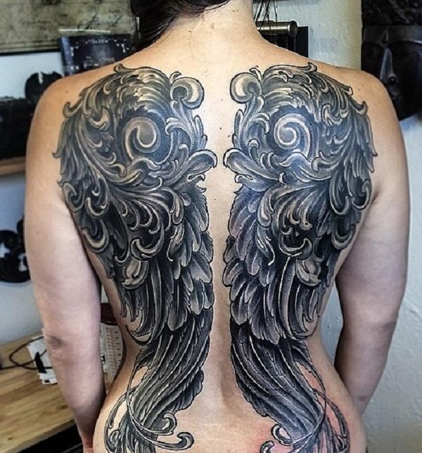 35 Breathtaking Wings Tattoo Designs