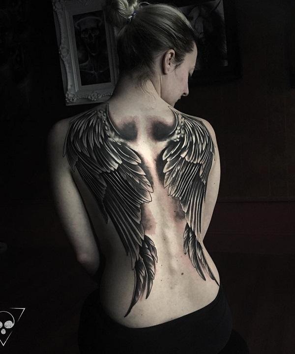 35 Breathtaking Wings Tattoo Designs