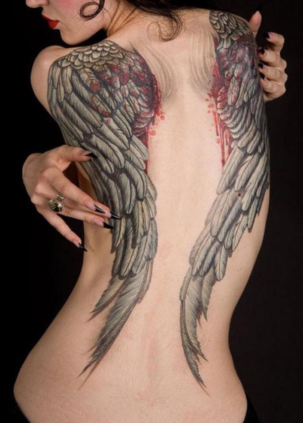 35 Breathtaking Wings Tattoo Designs