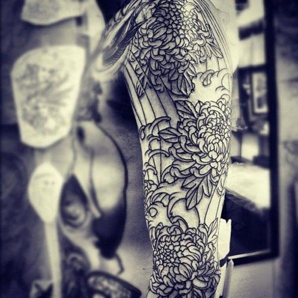 90 Beautiful Chrysanthemum Tattoo Ideas
