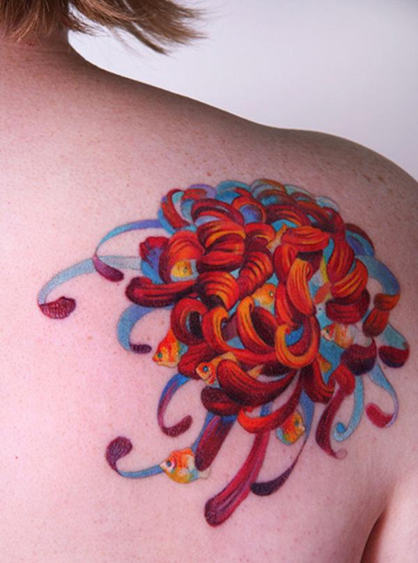 90 Beautiful Chrysanthemum Tattoo Ideas