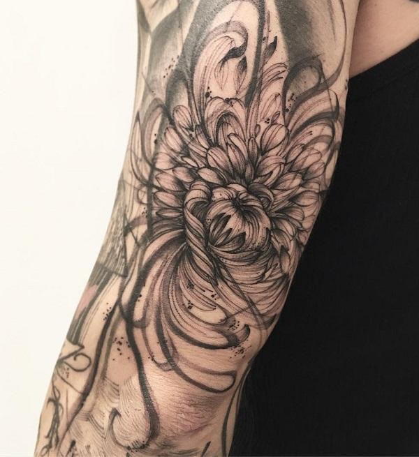 90 Beautiful Chrysanthemum Tattoo Ideas