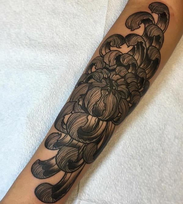 90 Beautiful Chrysanthemum Tattoo Ideas