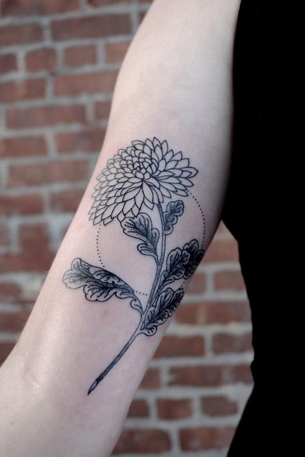 90 Beautiful Chrysanthemum Tattoo Ideas