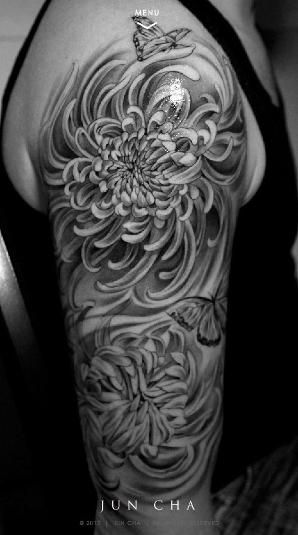 90 Beautiful Chrysanthemum Tattoo Ideas