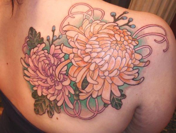 90 Beautiful Chrysanthemum Tattoo Ideas